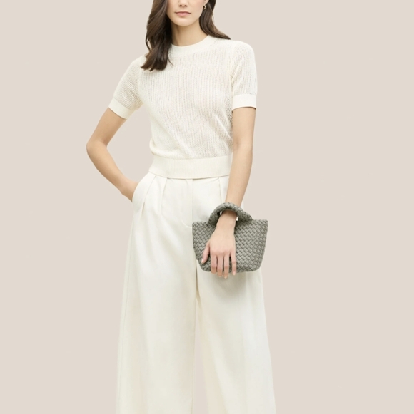 Naghedi St. Barths Petit Tote Celadon Light Jade Green - Picture 3 of 8